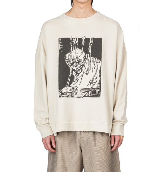SLACK SWEATSHIRT ANGRY FAN MAIL PRINT