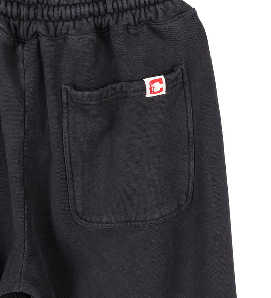 CHEVRON PARACHUTE SWEATPANTS VINTAGE BLACK