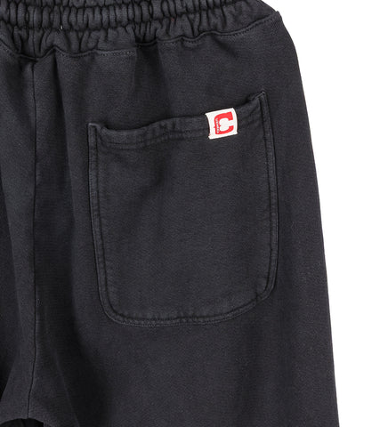CHEVRON PARACHUTE SWEATPANTS VINTAGE BLACK