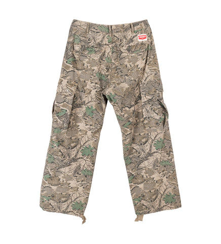 WIDE LEG CARGO PANTS CAMO