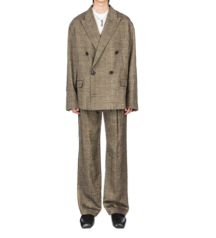 HALT BLAZER DEEP HUSK SOFT GRAIN WEAVE