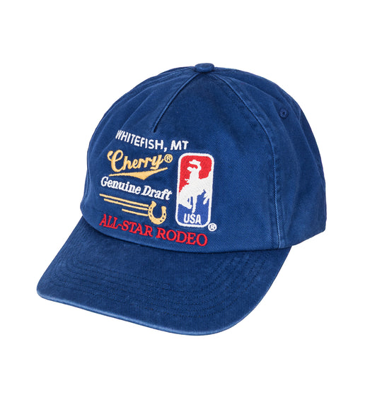 ALL STAR RODEO 5 PANEL HAT ROYAL BLUE