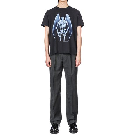 SLACK TROUSER SHARK PINSTRIPE HERRINGBONE