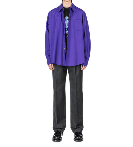 ABOVE SHIRT DEEP BLUE SUPER POPLIN