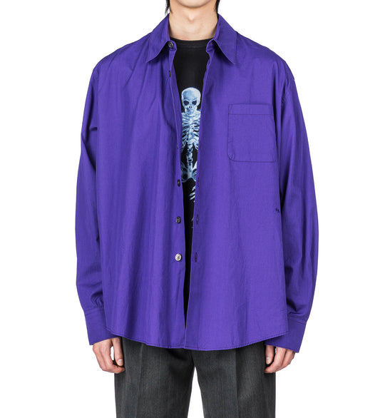 ABOVE SHIRT DEEP BLUE SUPER POPLIN