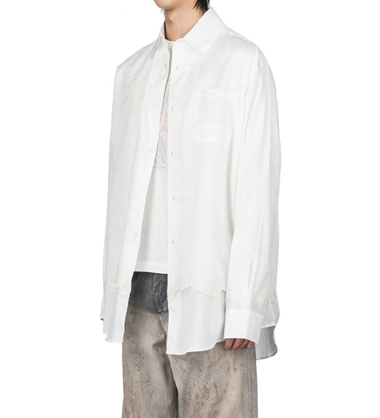 VAST SHIRT IVORY CLOUD BREEZEY COTTON