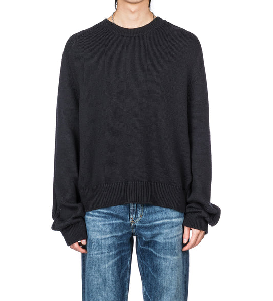 TRUE ROUNDNECK BLACK CLOUD COTTON