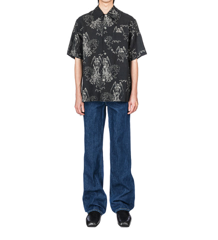 EVERY SHIRT SHORTSLEEVE DEATH PAISLEY PRINT