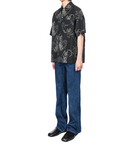 EVERY SHIRT SHORTSLEEVE DEATH PAISLEY PRINT
