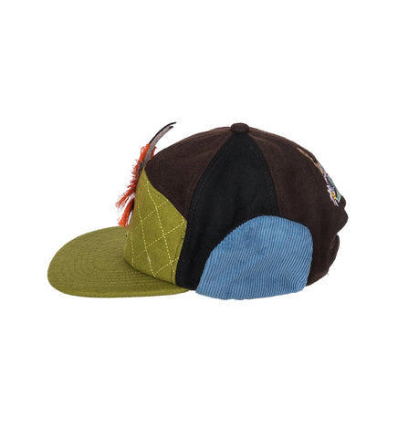 CAP FEATHER GREEN