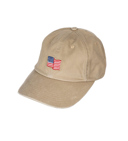 MINI FLAG 6 PANEL HAT DESERT TAN