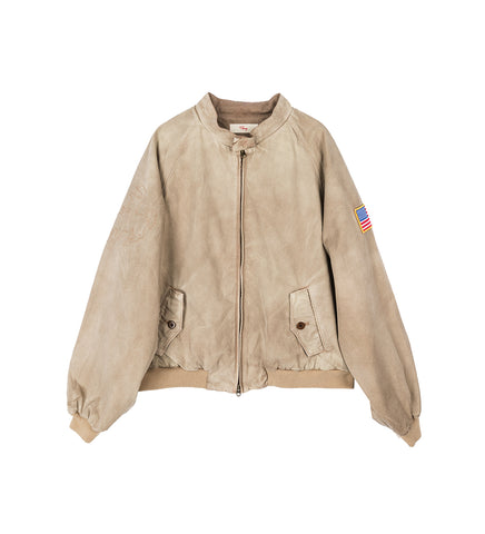 SUN FADED CHAMPIONSHIP JACKET TAN