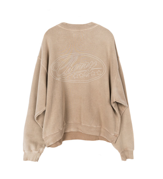 1 STAR CREWNECK DESERT TAN