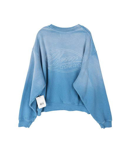 1 STAR CREWNECK STEEL BLUE
