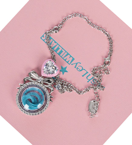 PENDANT NECKLACE BLUE HAIR