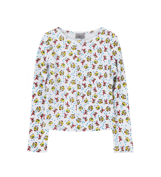 THERMAL TOP GIRL BABY WHITE