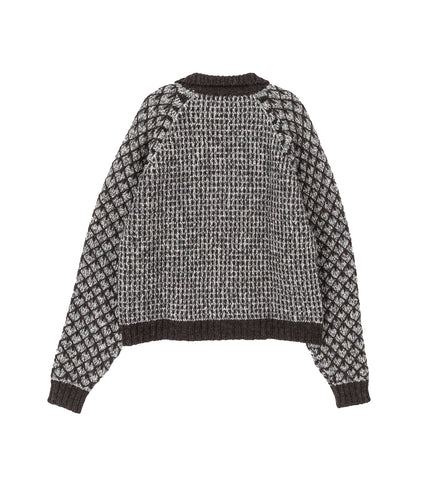KIMCHI CARDIGAN BROWN PARTY