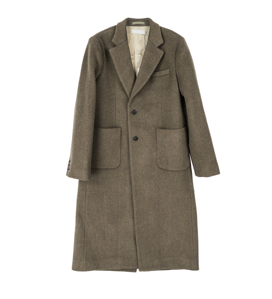 ROBE OVERCOAT DISRUPTIVE MOSS KILO MELTON