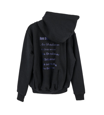 BALLOON PULLOVER HOODIE BLACK