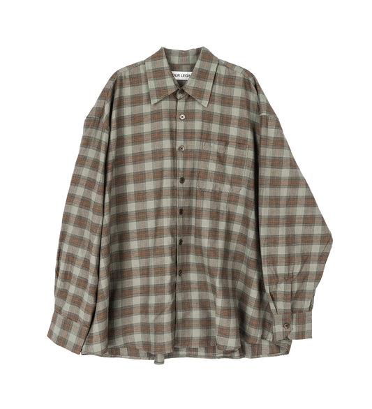 BORROWED SHIRT IOWA FLANNEL CHECK