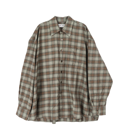 BORROWED SHIRT IOWA FLANNEL CHECK