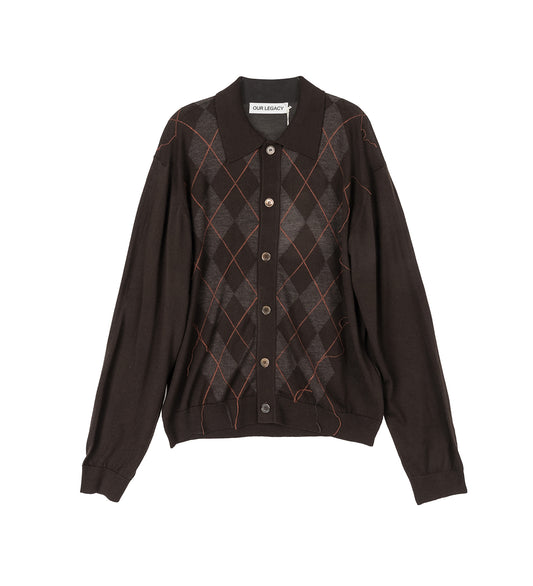 EVENING POLO PUB ARGYLE FINE WOOL