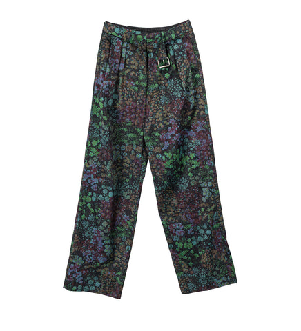 PREACHES MINI FLORAL TROUSER PETROL