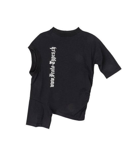 SIDEWAYS T-SHIRT BLACK