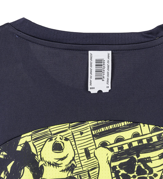 GOAT SPRAYED FOOTBALL TRICOT SS BLACK