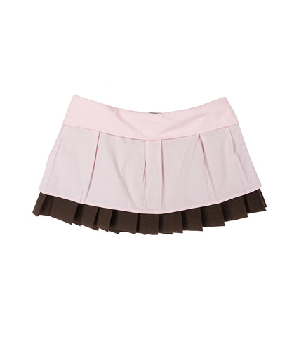 COLLAR MINI SKORT PINK