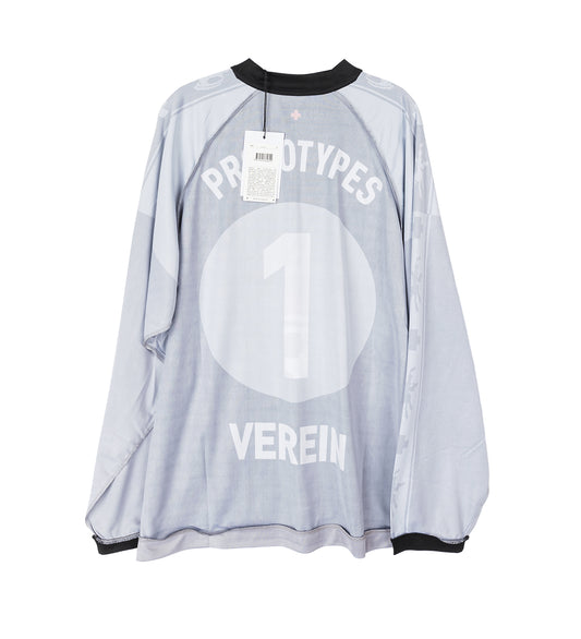 INSIDE OUT FOOTBALL LONG SLEEVE GREY