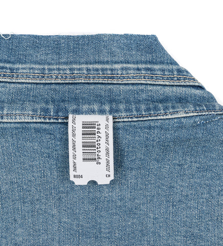 DIRNDL STRETCH DENIM JACKET BLUE