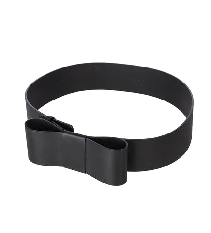 BOW BELT BLACK