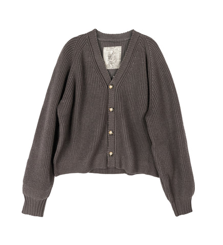 HENCH KNIT CARDIGAN BROWN