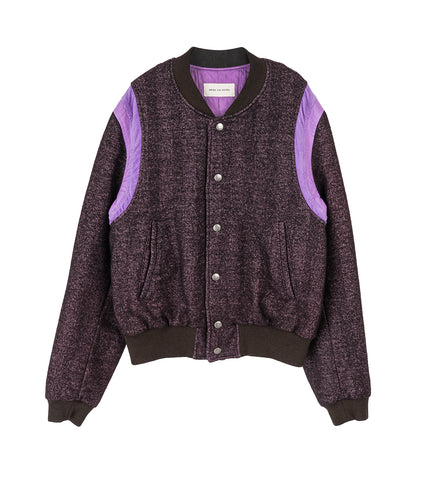 VALTOR HERRINGBONE JACKET PURPLE