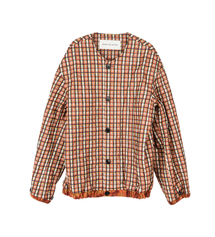 VARRICK FLORAL JACQUARD SET JACKET ORANGE