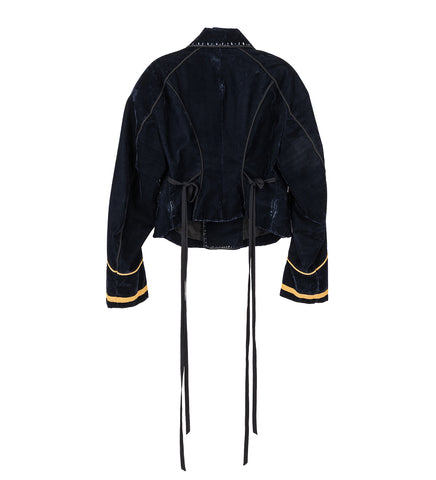 MANNY DOUBLE BREASTED CABAN NAVY