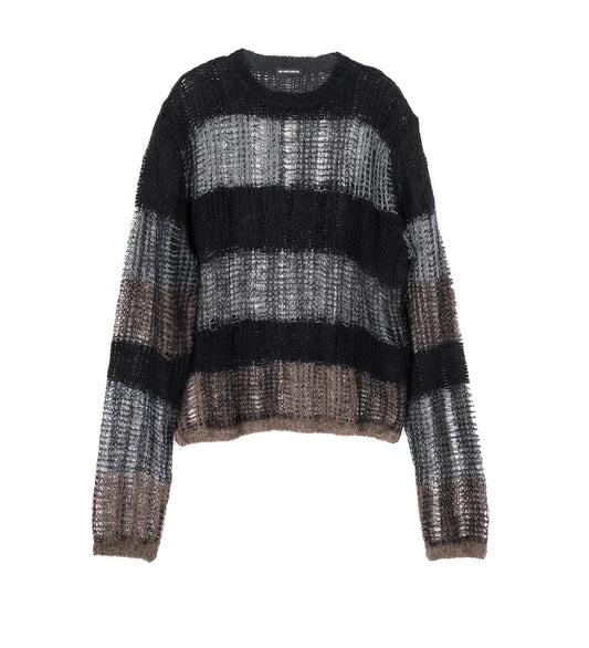 POLIET SLIM FIT CREW NECK LADDER SWEATER MULTI