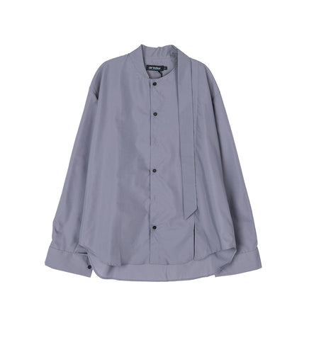 SCARF SHIRT GREY