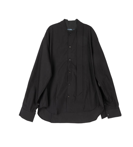 SCARF SHIRT BLACK
