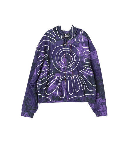 MEDIEVAL GILDED CAMO HOODIE PURPLE