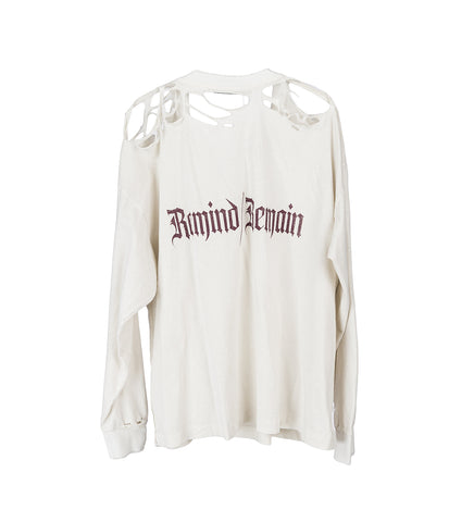 REVISIT LONGSLEEVE WHITE