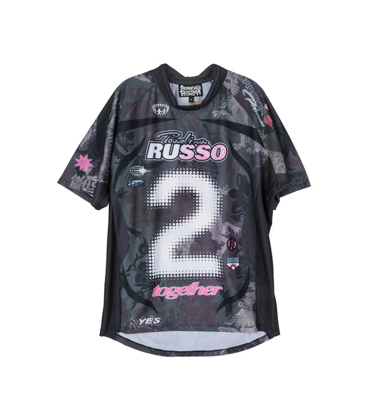 SPORTS LOOSE FIT SS TOP CAMO
