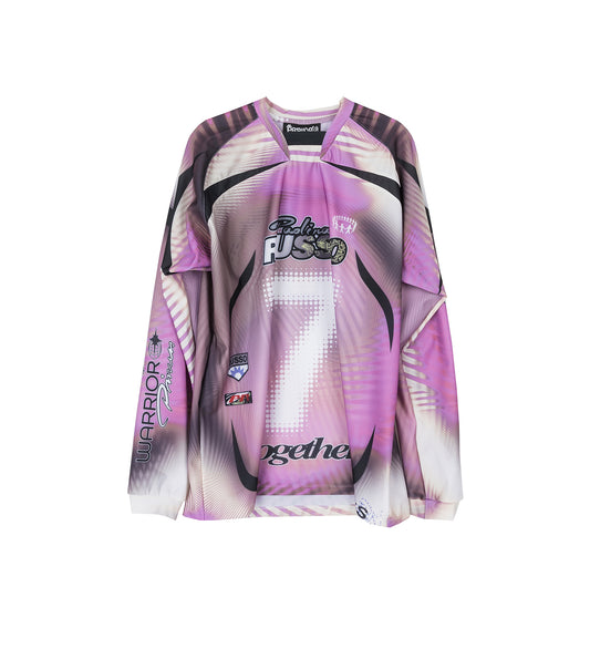 SPORTS LONGSLEEVE TOP PINK
