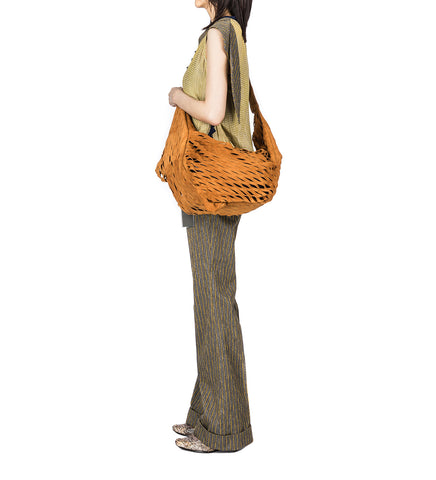 FIORE TWISTED BAG CARAMEL