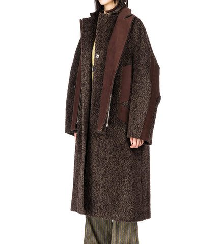 NOVAK COAT WALNUT BROWN