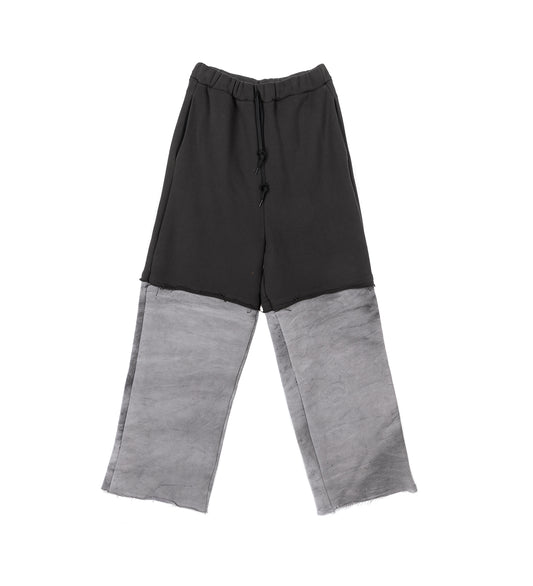 DOUBLE LAYER WARM PANT BLACK CHARCOAL