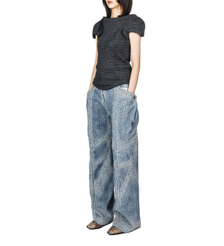 CENTENNIAL DENIM TROUSER INDIGO/WHITE