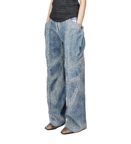 CENTENNIAL DENIM TROUSER INDIGO/WHITE