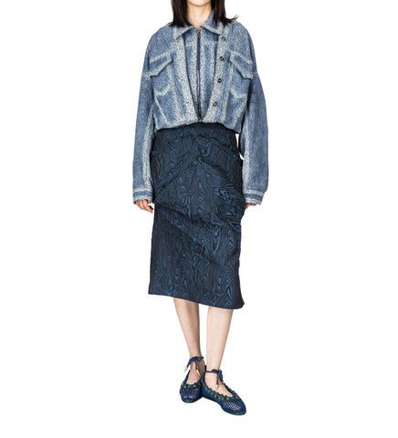 CENTENNIAL DENIM JACKET INDIGO/WHITE